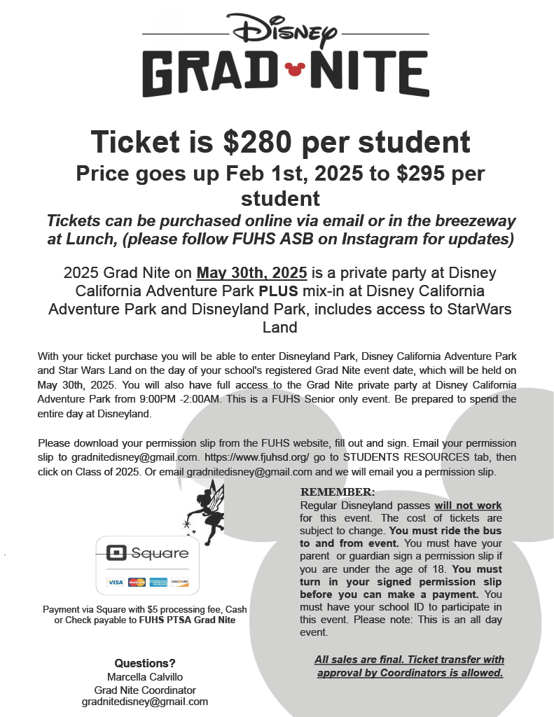 Grad Night Flyer #1